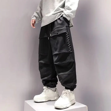 Aidase Korean Cargo Pants Men Japanese Streetwear Oversize Sweatpants Harajuku Casual Joggers Kpop Trendy Trousers Hip Hop aidase-shop
